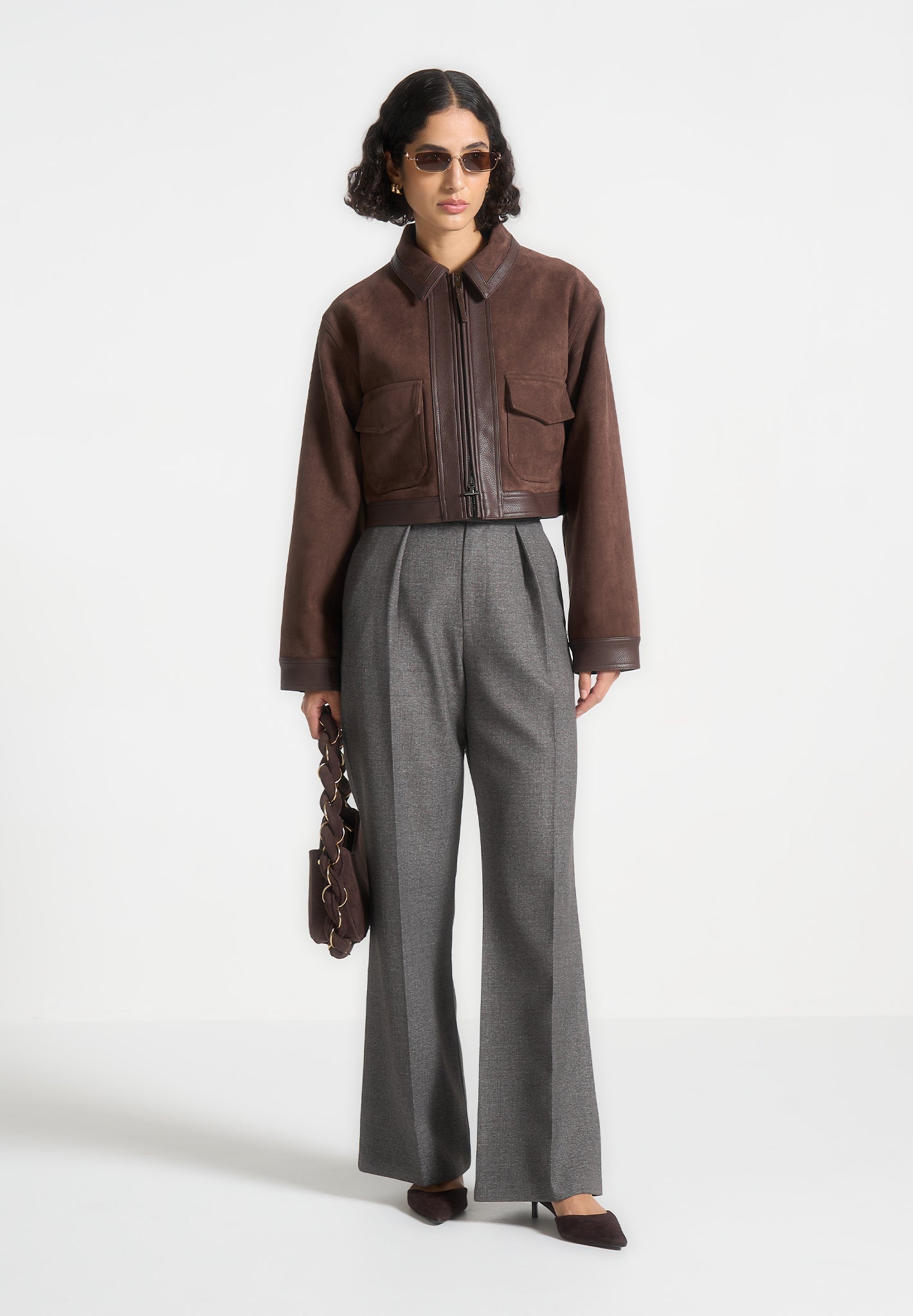Averi-London™ | Pebbled Leather Jacket