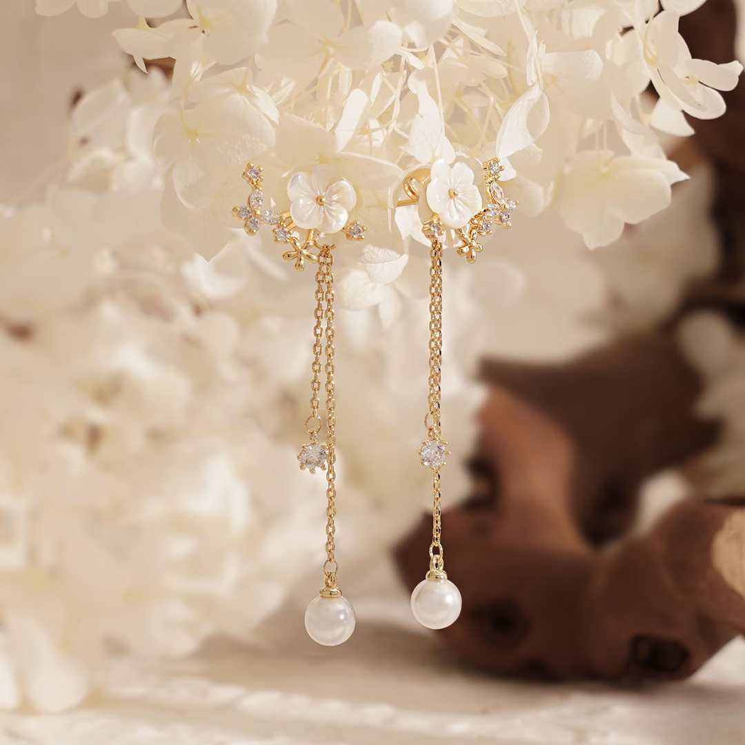 Averi-London™ | Fleuria Pearl Earrings