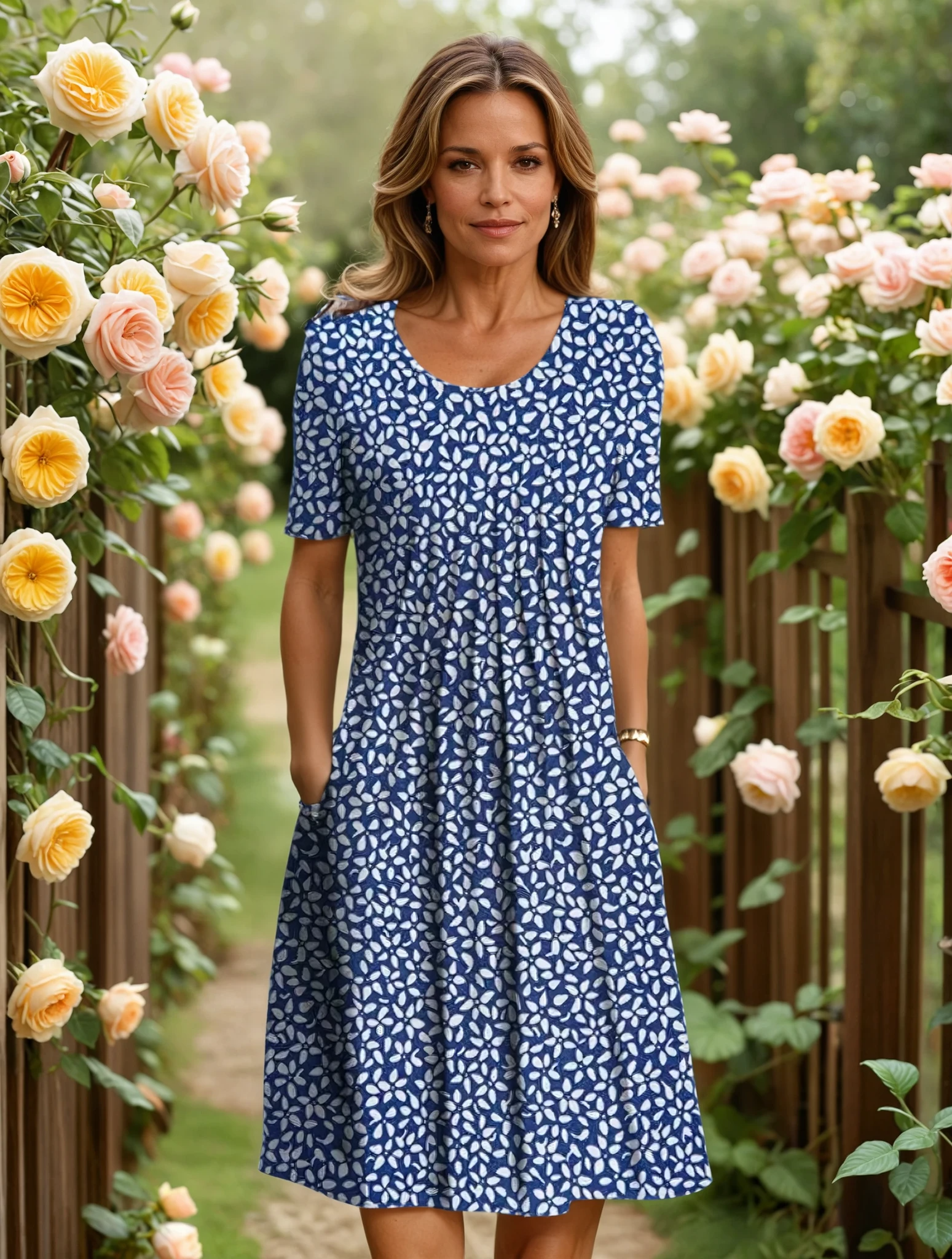 Marga | Elegant Midi Dress for Any Occasion