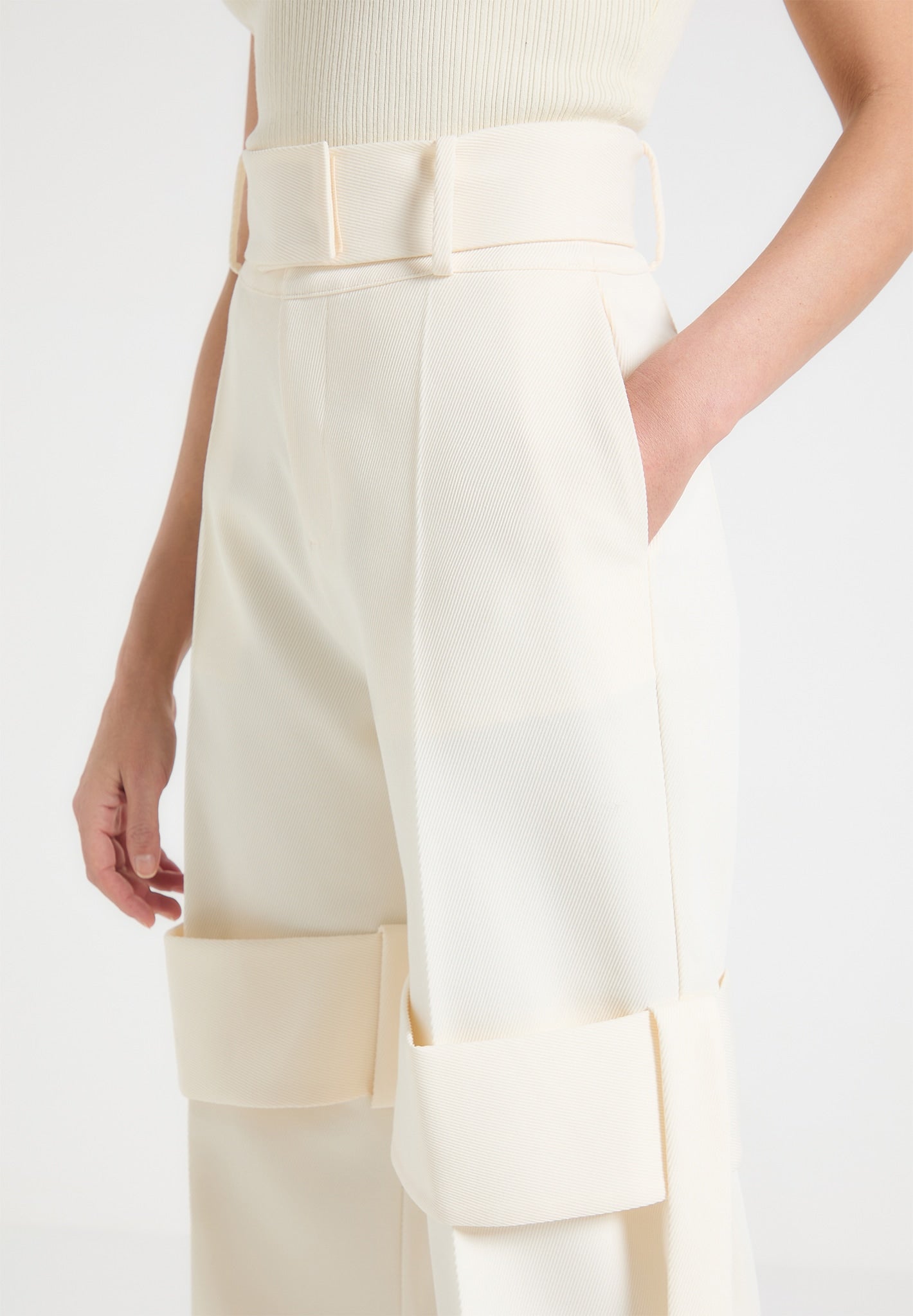 Averi-London™ | Tailored Strap Trousers