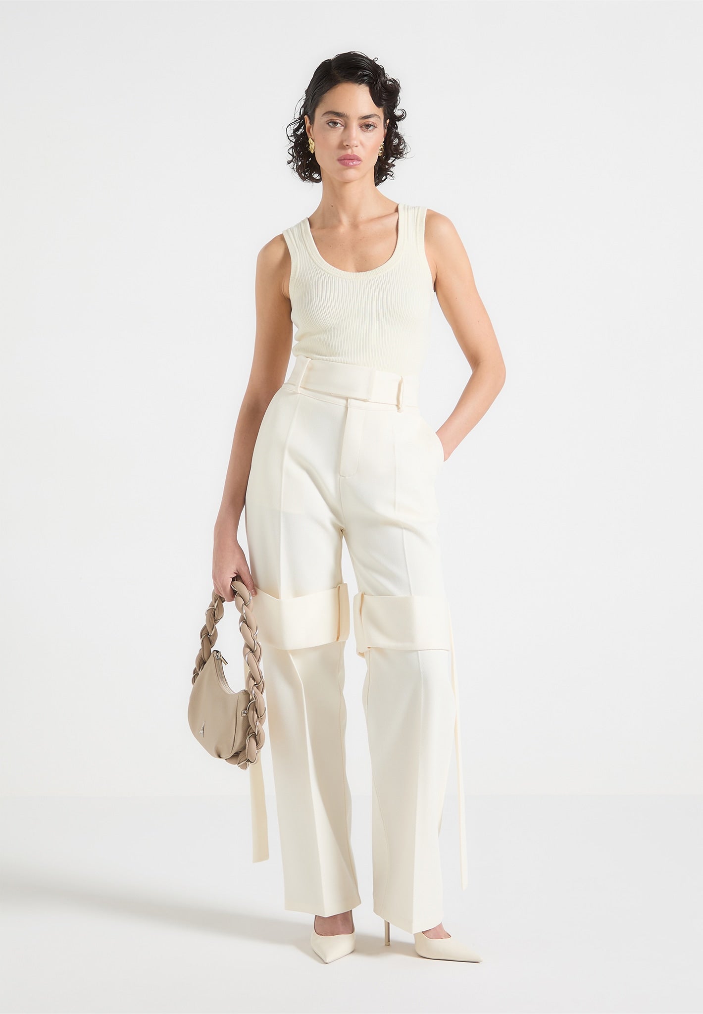 Averi-London™ | Tailored Strap Trousers