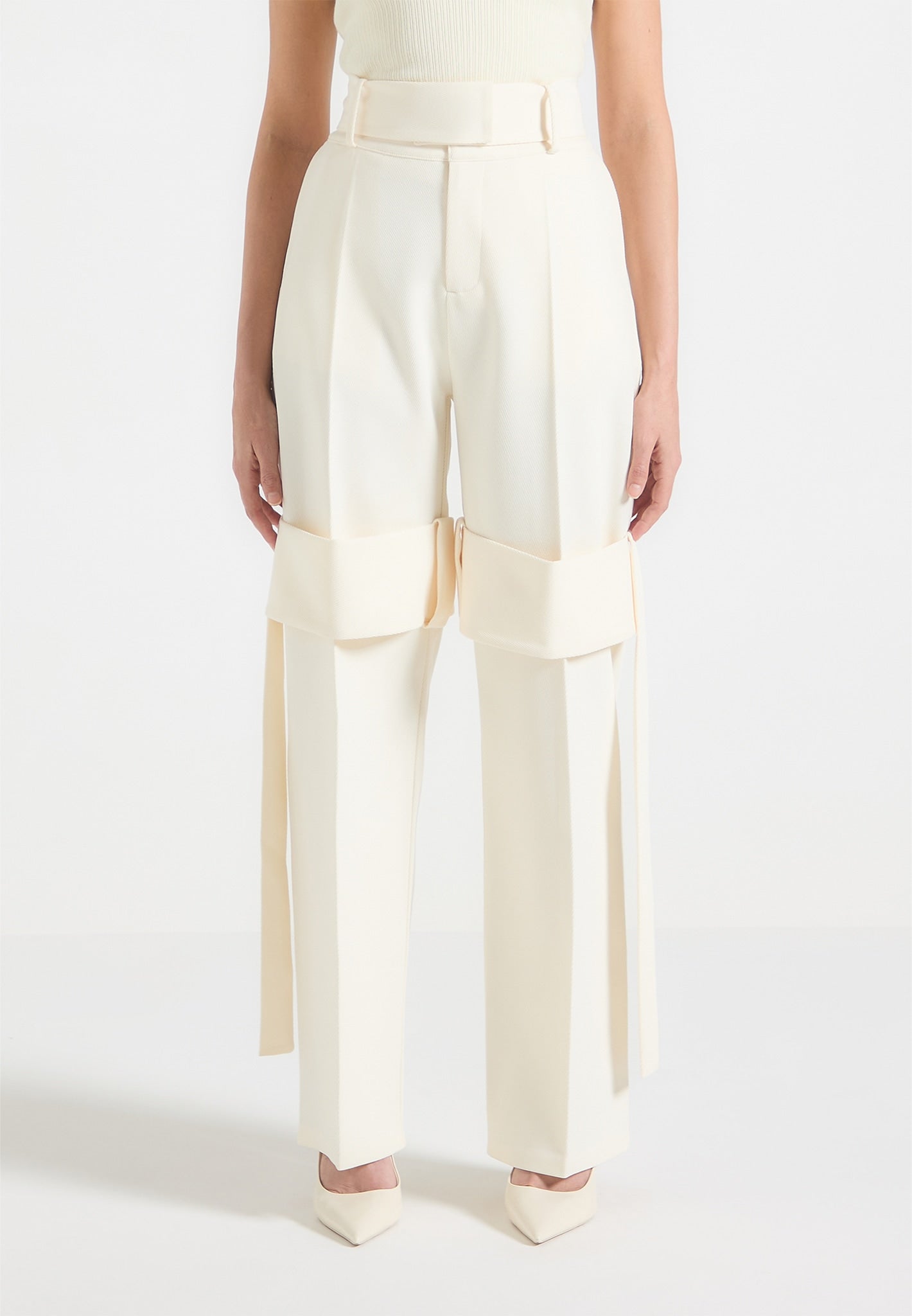 Averi-London™ | Tailored Strap Trousers