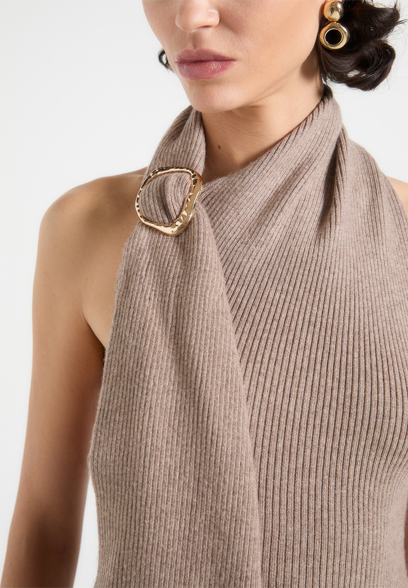 Averi-London™ | Draped Halterneck Top