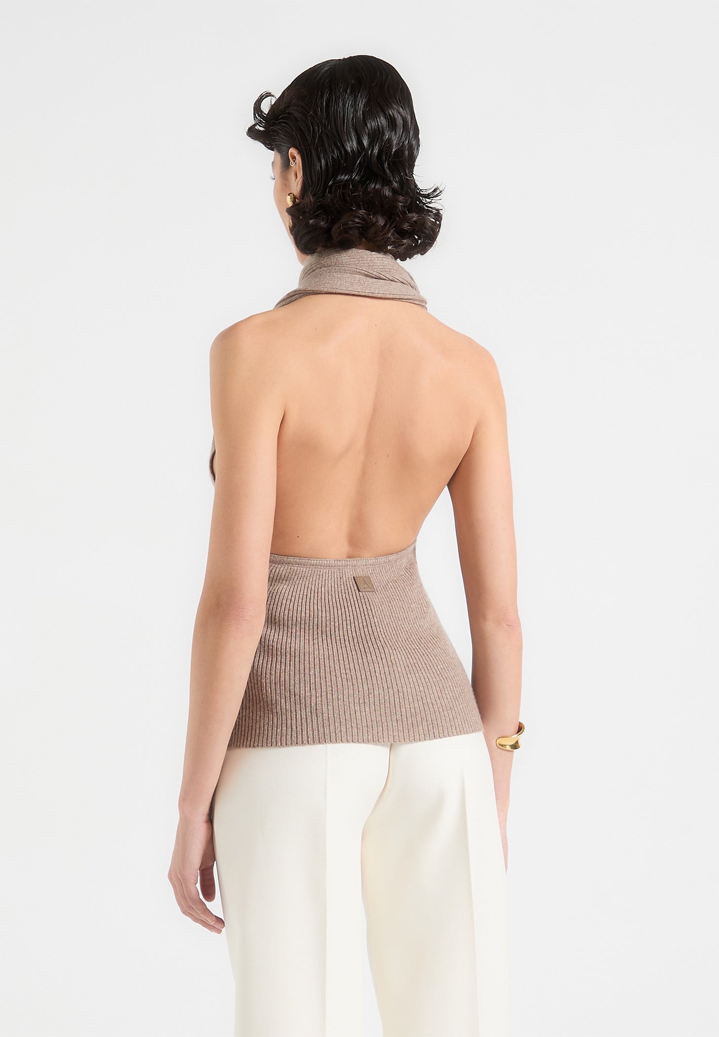 Averi-London™ | Draped Halterneck Top