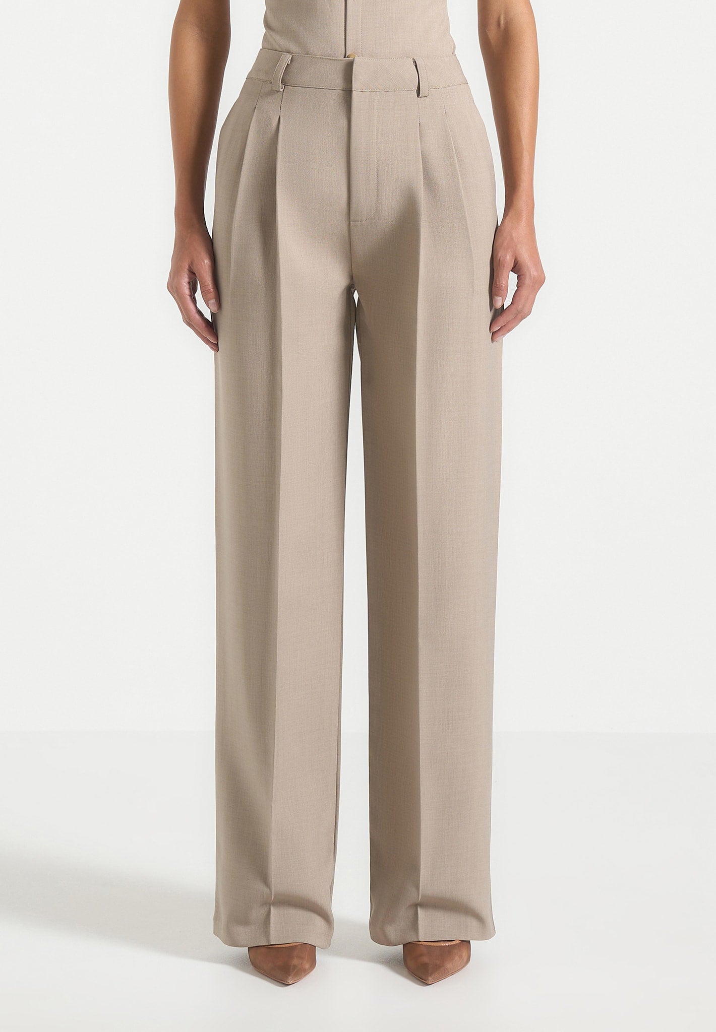 Averi-London™ | Tailored Pleat Trousers