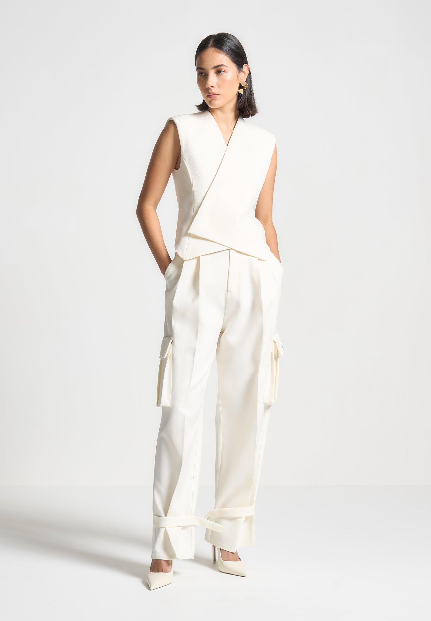 Averi-London™ | Tailored Cargo Trousers