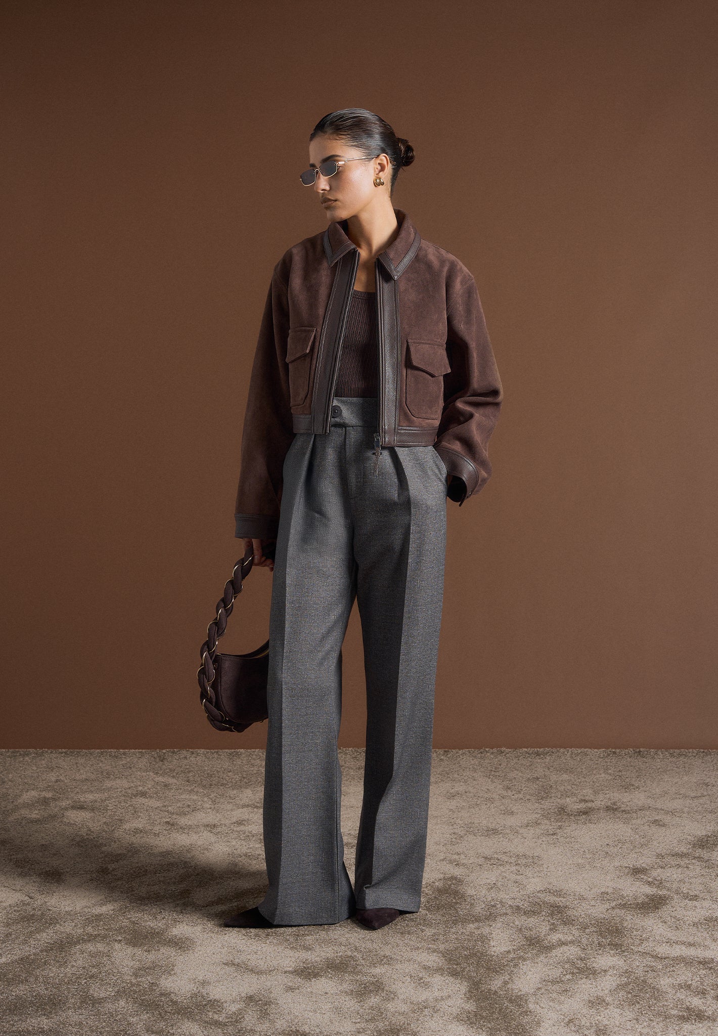 Averi-London™ | Pebbled Leather Jacket