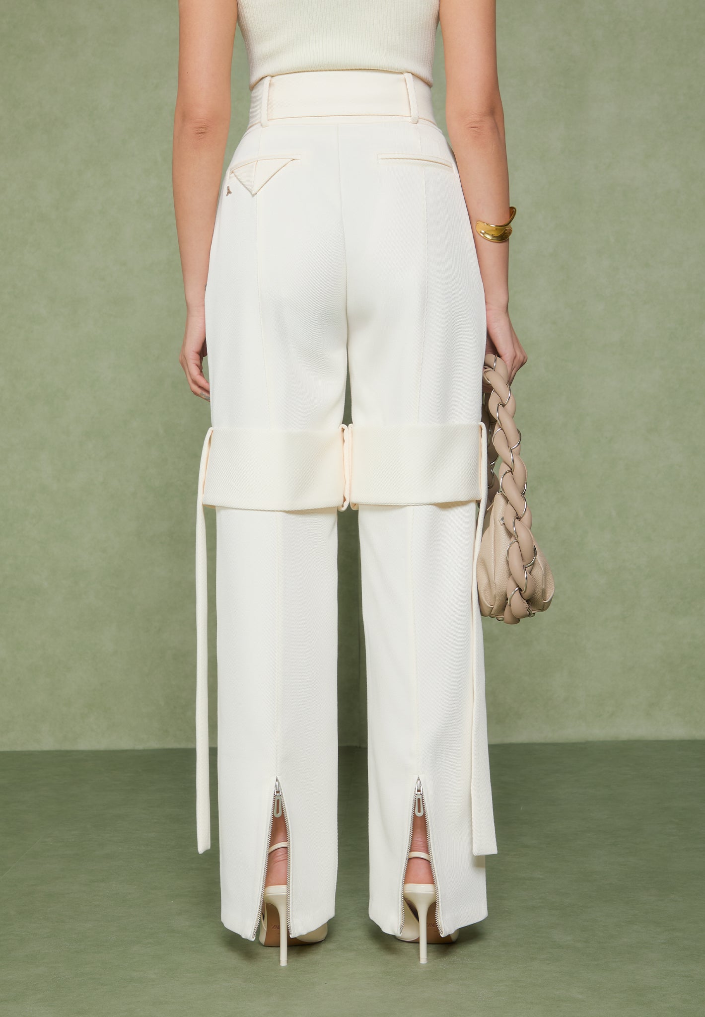Averi-London™ | Tailored Strap Trousers