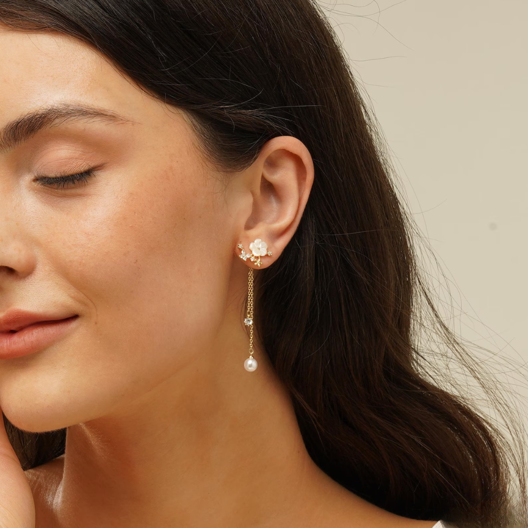 Averi-London™ | Fleuria Pearl Earrings