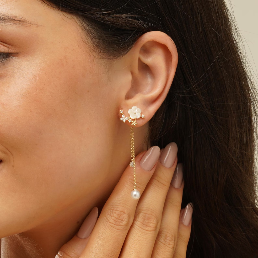 Averi-London™ | Fleuria Pearl Earrings