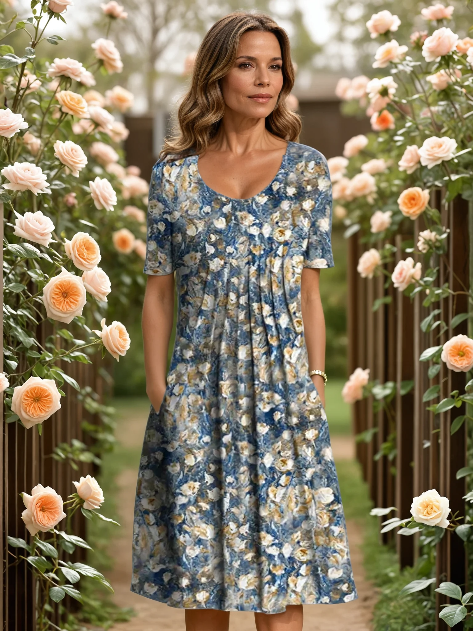 Marga | Elegant Midi Dress for Any Occasion