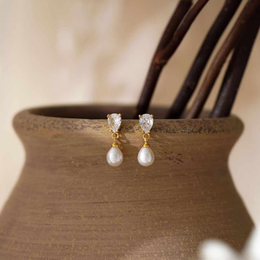 Averi-London™ | Elowen Pearl Earrings