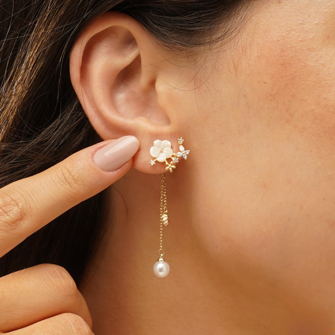 Averi-London™ | Fleuria Pearl Earrings