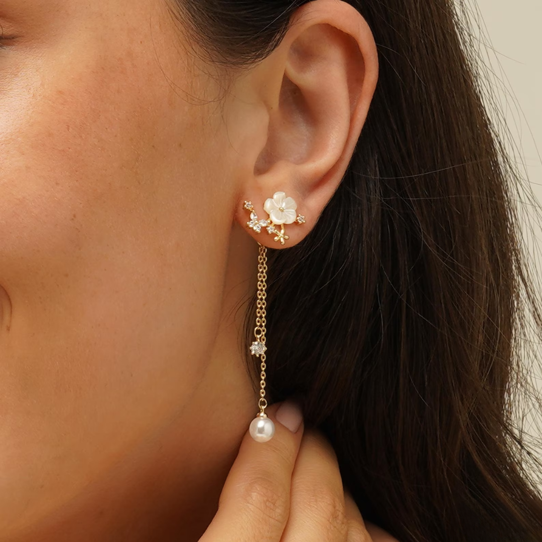 Averi-London™ | Fleuria Pearl Earrings