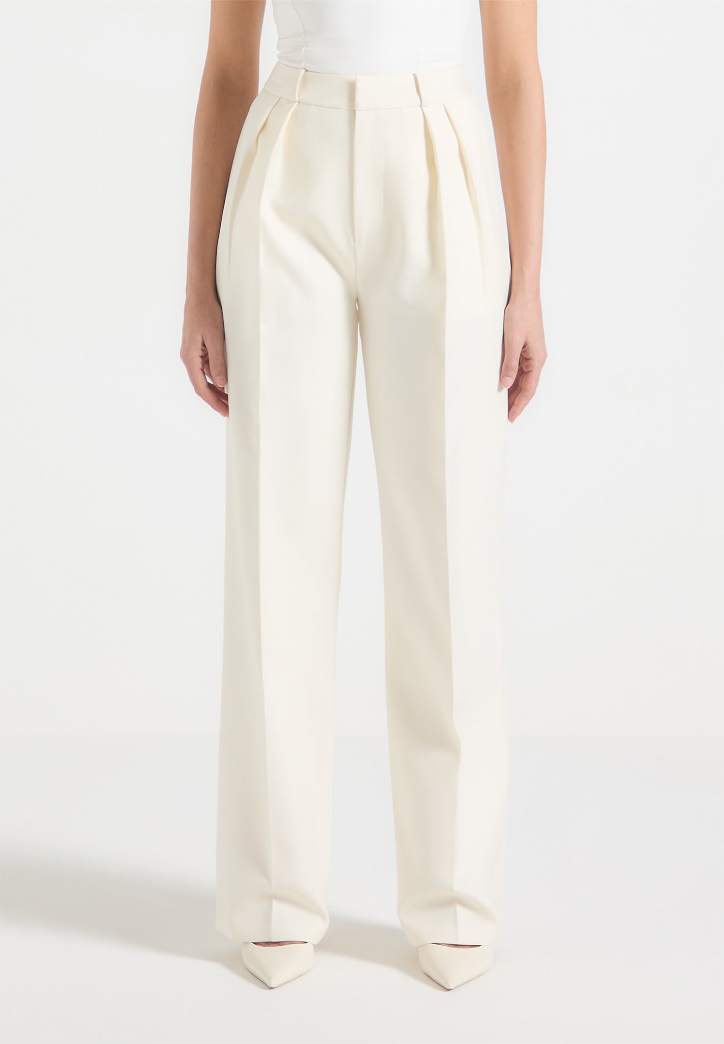 Averi-London™ | Tailored Twin Pleat Trousers
