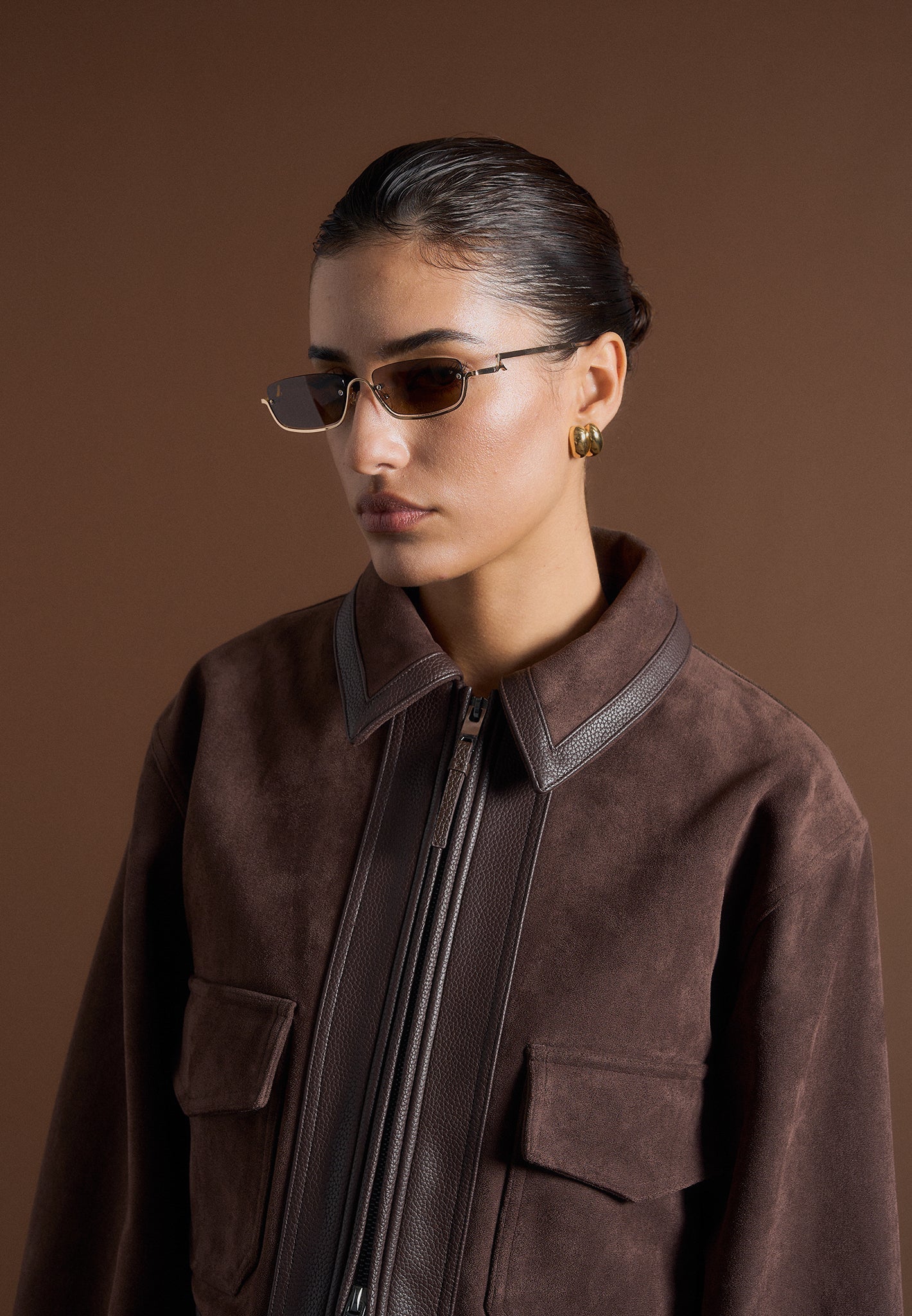 Averi-London™ | Pebbled Leather Jacket