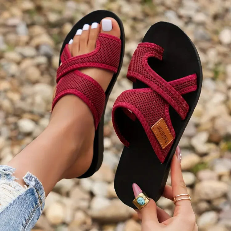 Averi-London™ |  Criss-Cross Comfort Slides
